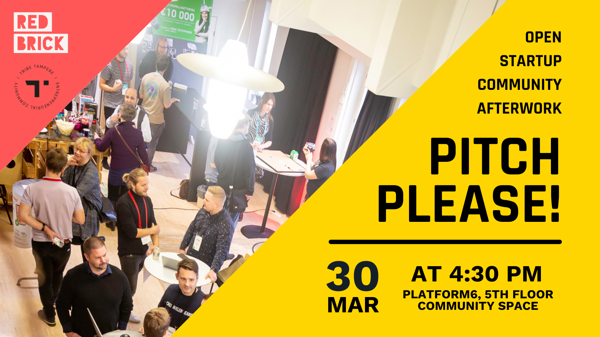 Open startup community afterwork: PITCH, PLEASE!